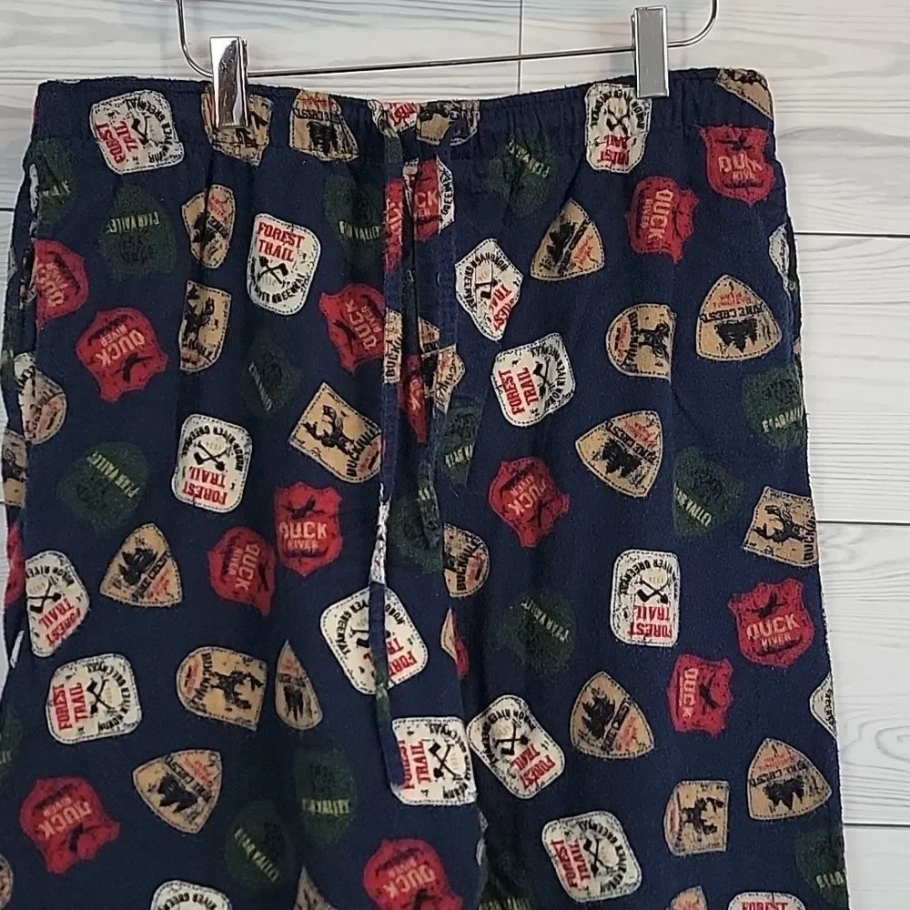 Joe Boxer Sleepwear Pants With Outdoor Destination Graphics Mens Size L